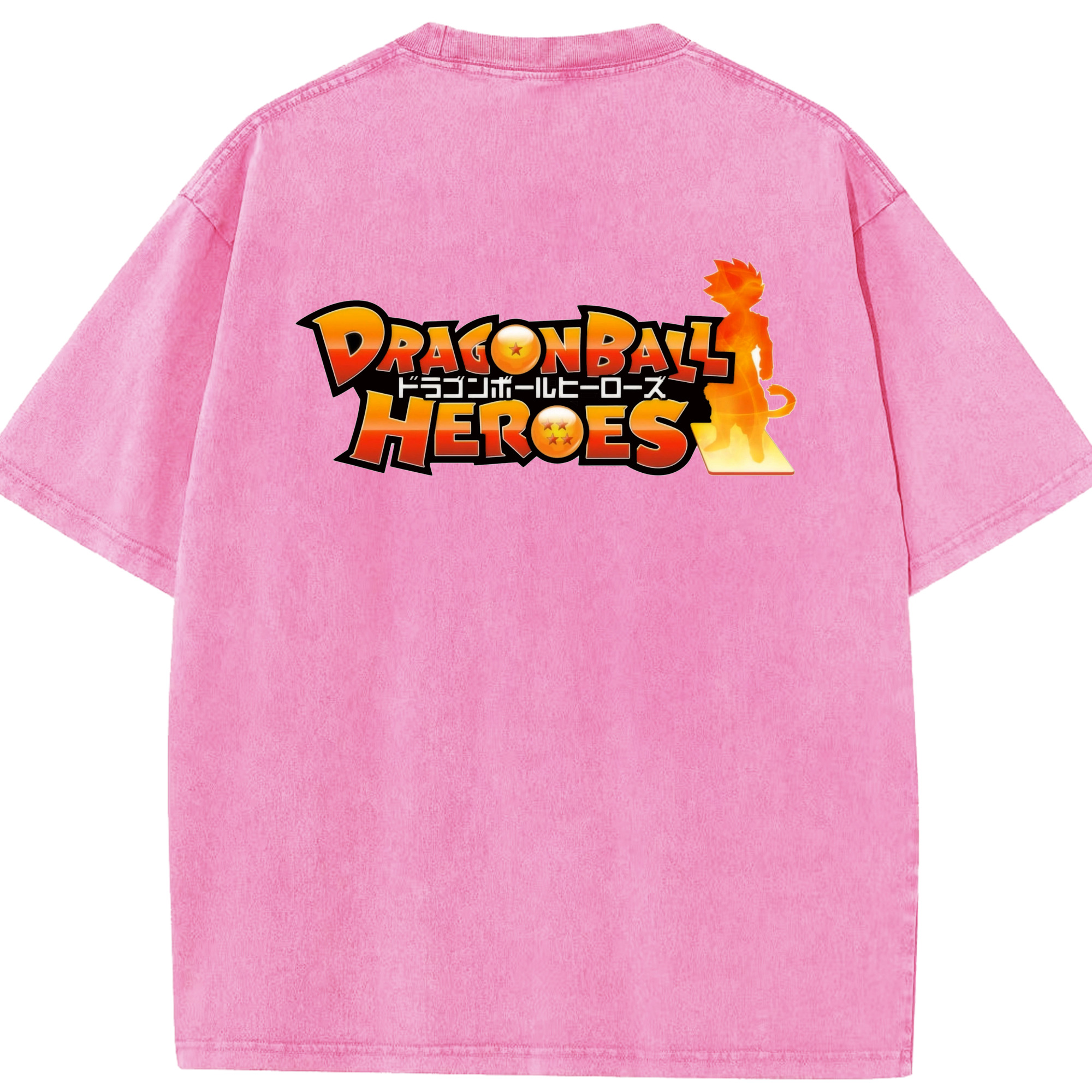 （画像用） ドラゴンボール DRAGON BALL 綿100% ヴィンテージ風 半袖Tシャツ（背面プリント）